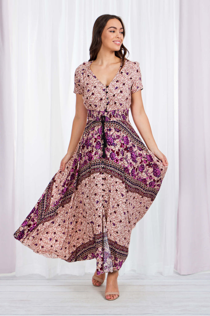 floral maxi dress au FLORAL MAXI DRESS – Fashion Fiesta AU